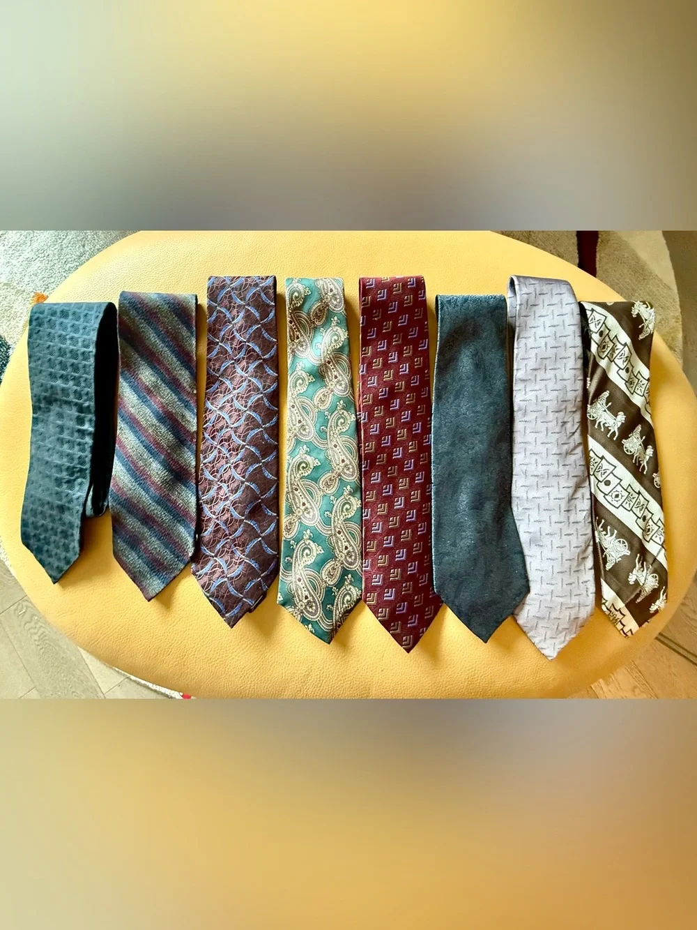 Lot of 8 TIES — Assorted Designs for Men, Women, Crafters